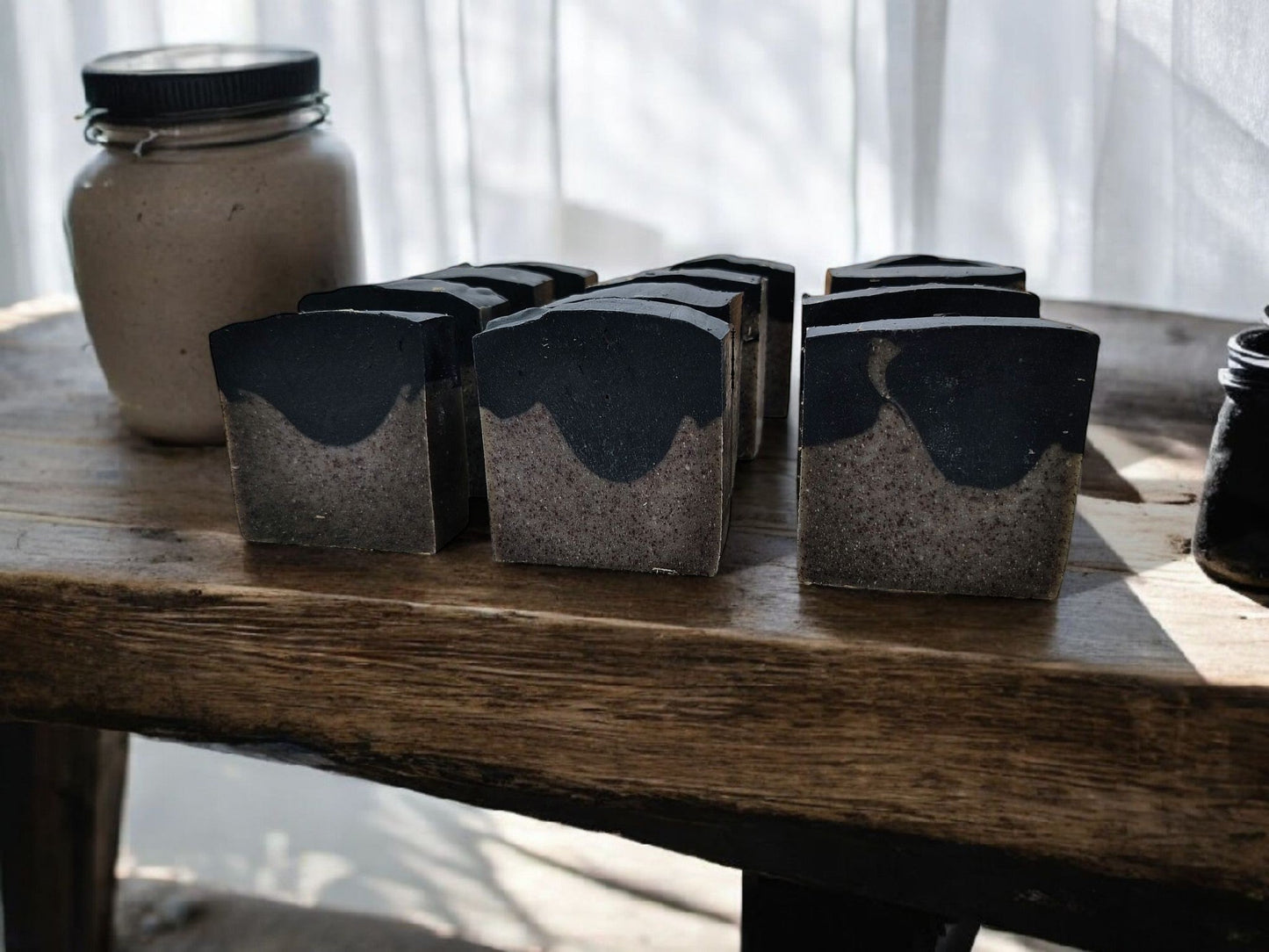 Charcoal & Clay Exfoliating Beauty Bar - Tallow Based Organic Soap 4 oz. - TWELVE28CO