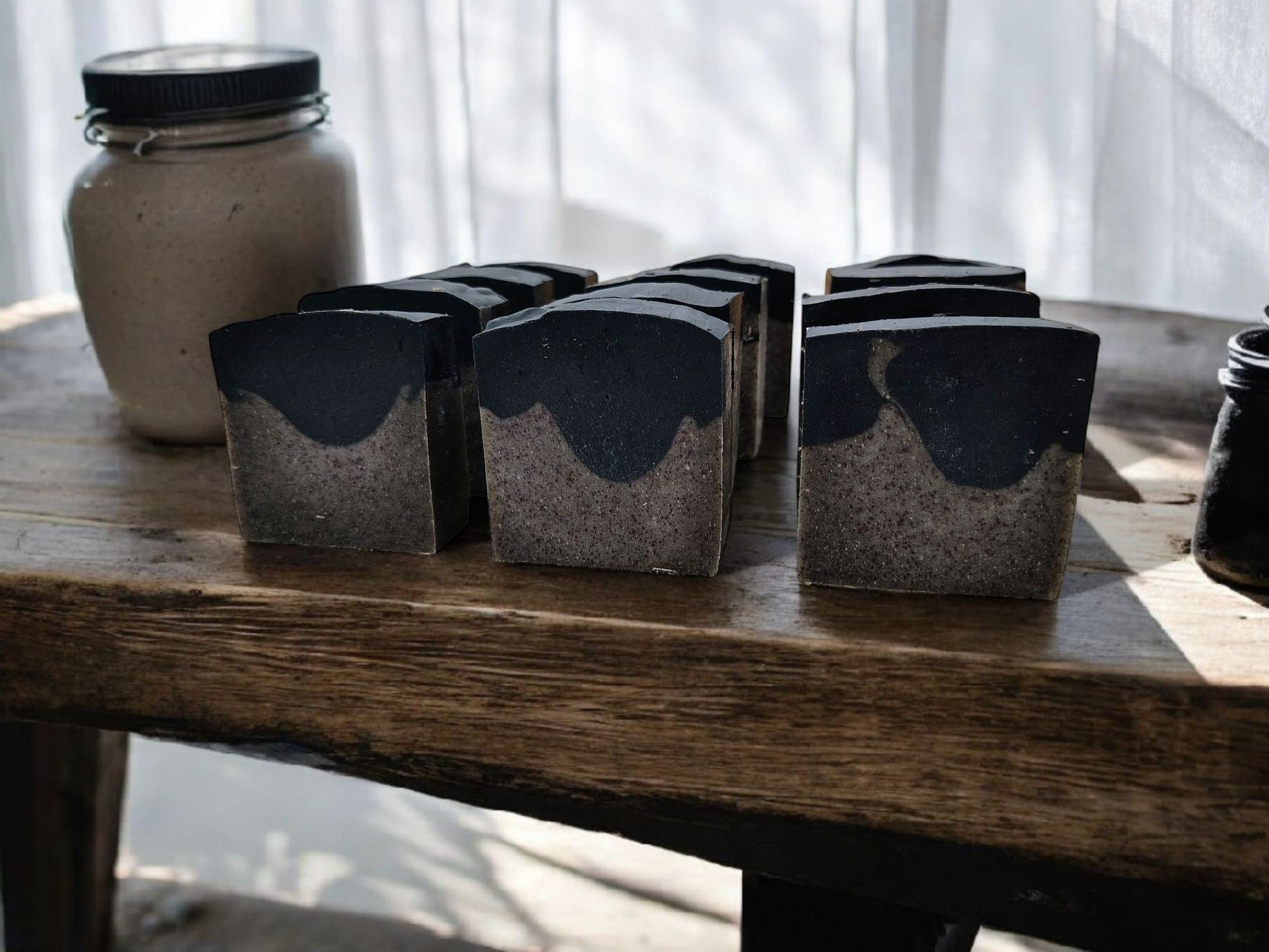 Charcoal & Clay Exfoliating Beauty Bar - Tallow Based Organic Soap 4 oz. - TWELVE28CO