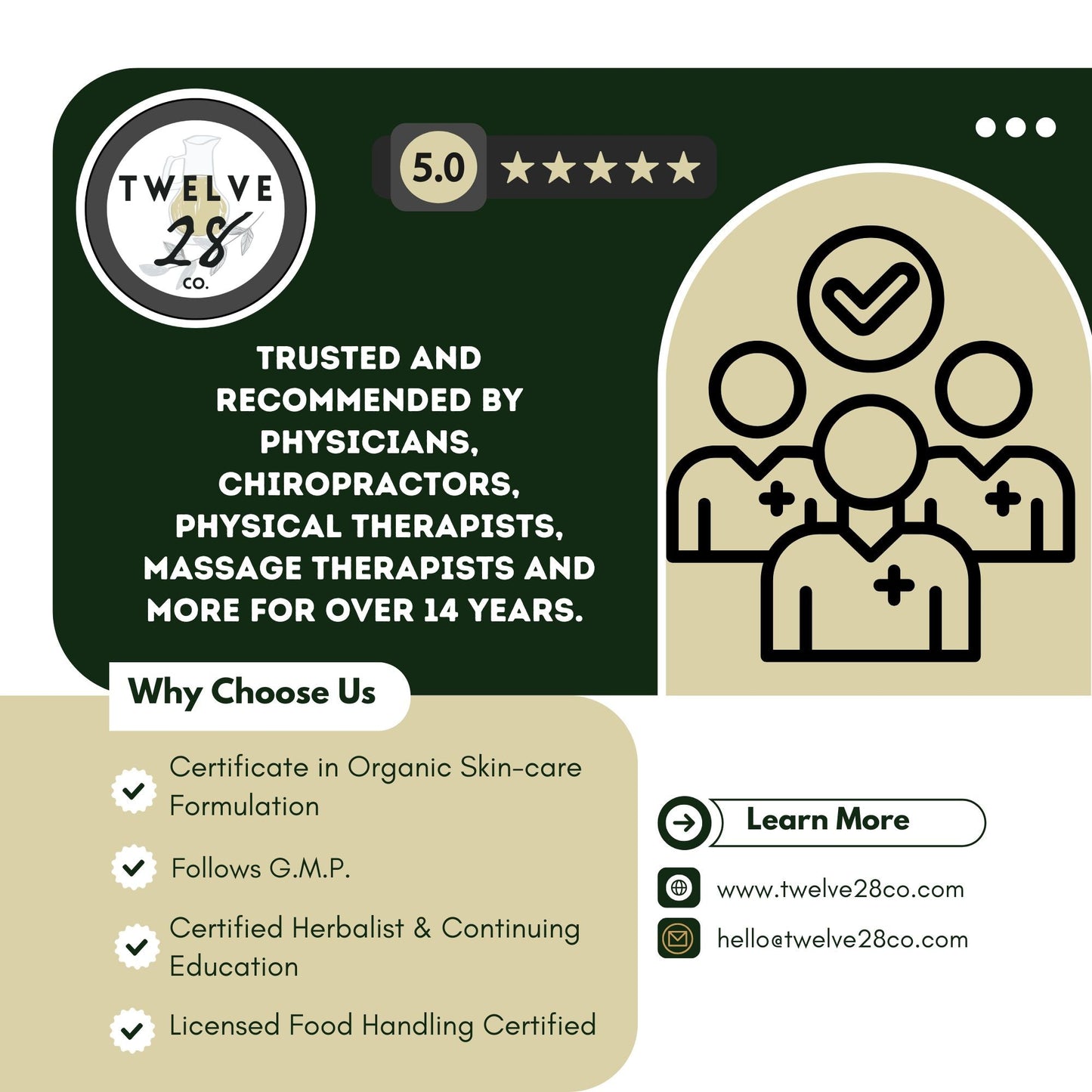 Organic Good - Night Tea Spray - Concentrated Herbs to Promote Sleep - Non - Bitter Formula, Lightly Sweetened with Michigan Honey - TWELVE28CO