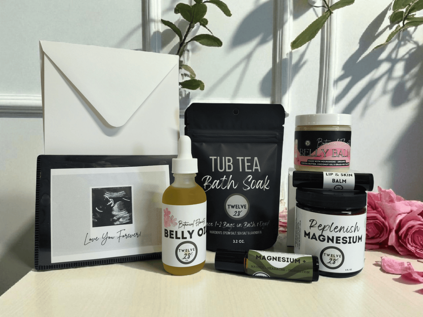 Pregnancy Self Care Gift - Thoughtful & Natural ✨ Comfort Essentials for Mom to Be - TWELVE28CO