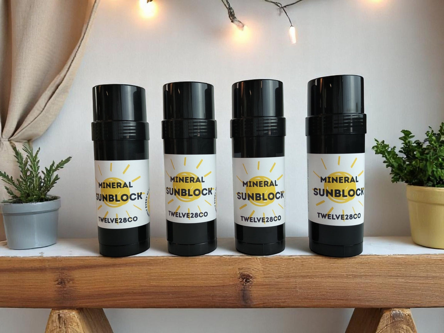 30% NON - NANO ZINC OXIDE MINERAL SUN BLOCK - TALLOW + COCONUT OIL + SHEA BUTTER BASED - TWELVE28CO