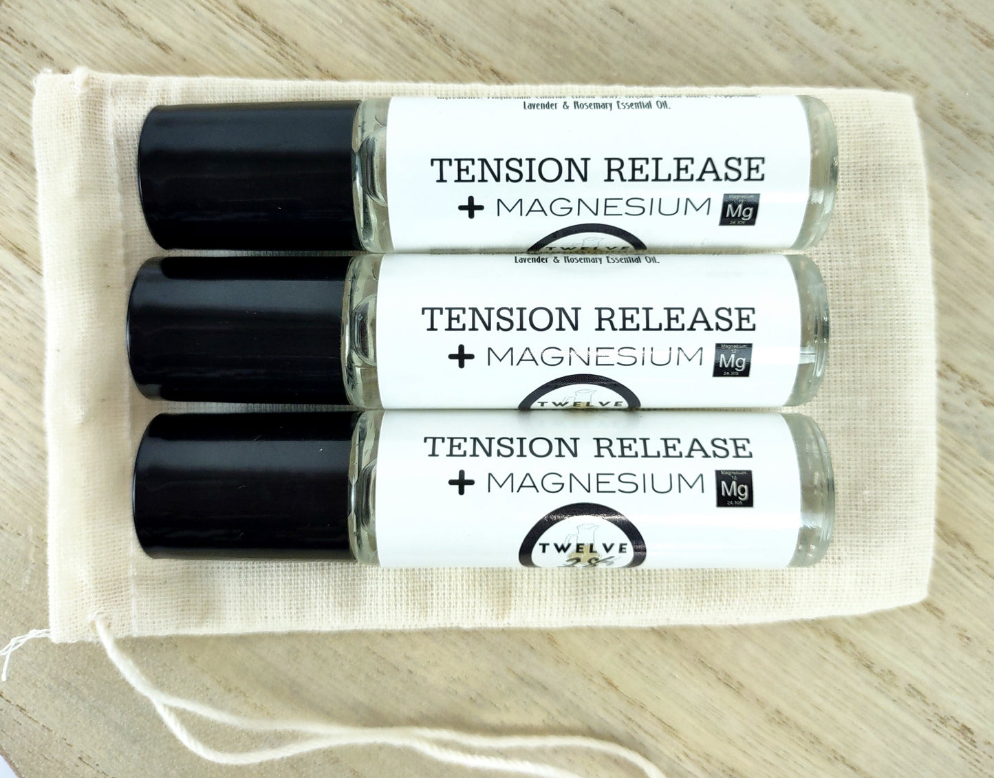 Magnesium Roll On -TENSION RELEASE - Magnesium for Headaches, Stiff Neck, Stress, Travel Magnesium Roller | Elder N Honey Co Magnesium Gift