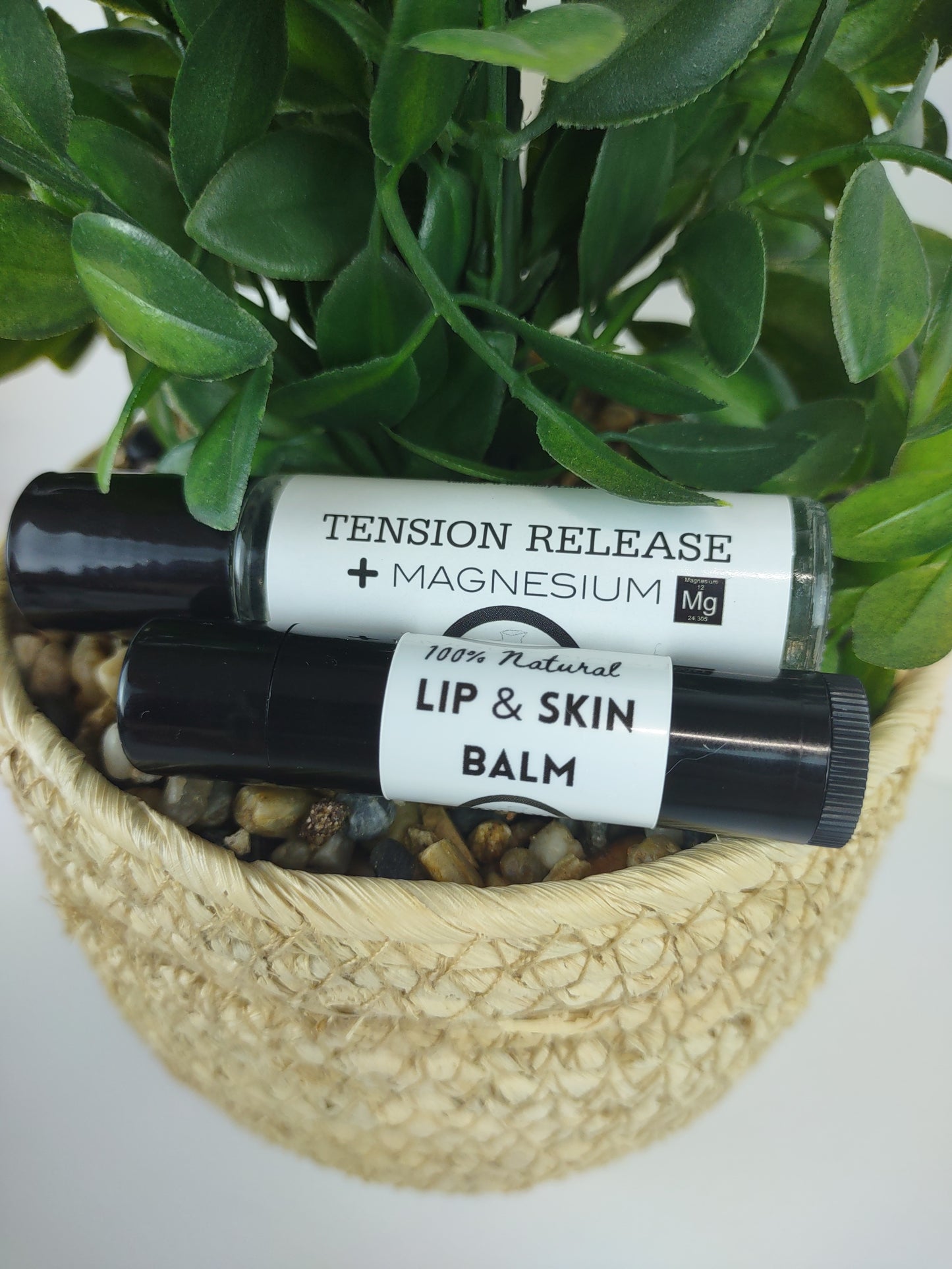 Travel Wellness Set || Elderberry Spray - Silver Sanitizer - Magnesium Tension Release Roller - Lip Balm. Gift Ready Organic Travel Gift Set