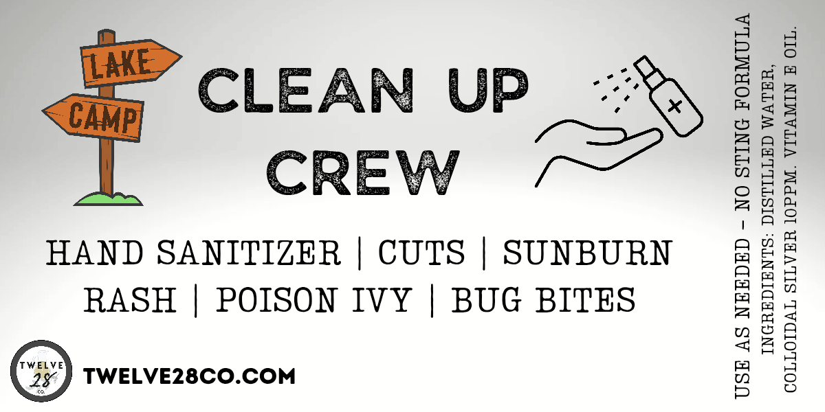 CAMPER KIT | Insect Repellent - Mineral Sunblock - Camp Roller - Clean Up Crew Spray | TWELVE28CO - TWELVE28CO