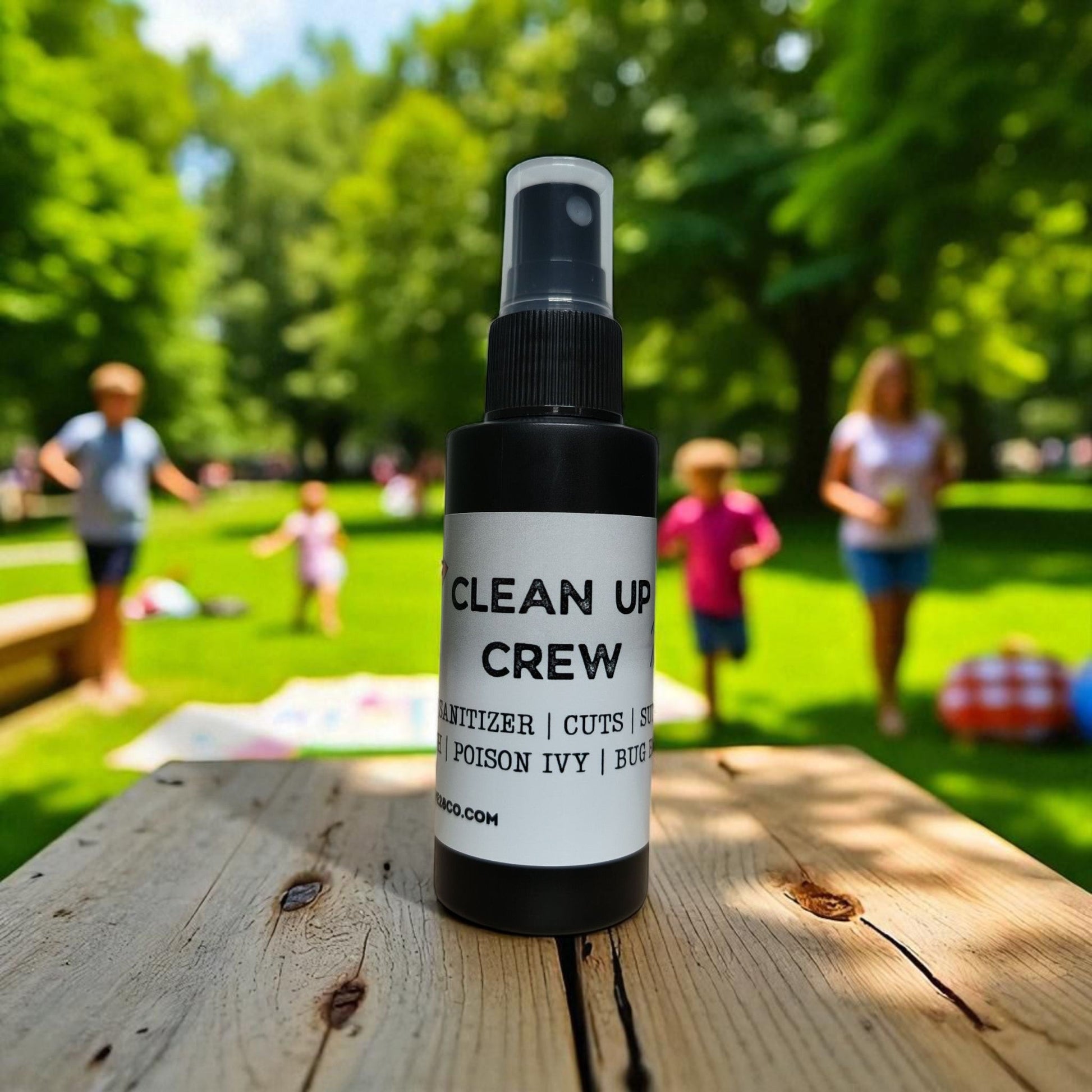 CLEAN UP CREW - Summer Essentials - Spray for Bug Bites, Poison Ivy, Cuts & Sunburn 2 oz. Spray - TWELVE28CO