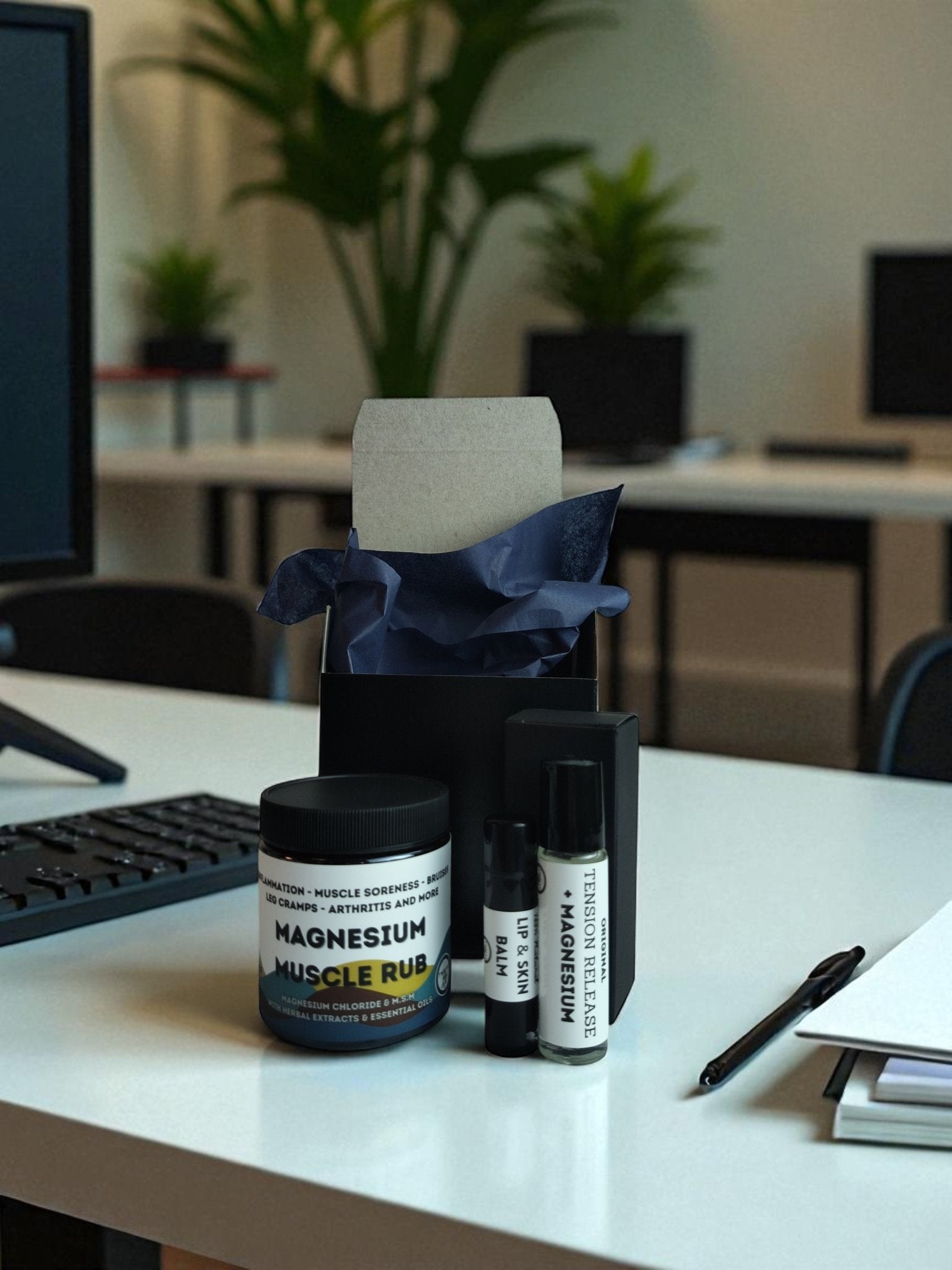 Employee Gift Set - Corporate Gift - Organic Magnesium - Unisex - Appreciation, Thank You, Coworker, Team, Client Gift Set - TWELVE28CO - TWELVE28CO