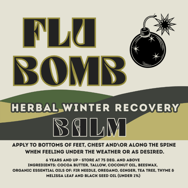 Flu Bomb Balm • Herbal Winter Recovery - TWELVE28CO