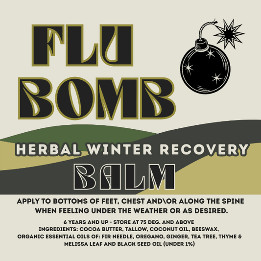 Flu Bomb Balm • Herbal Winter Recovery - TWELVE28CO