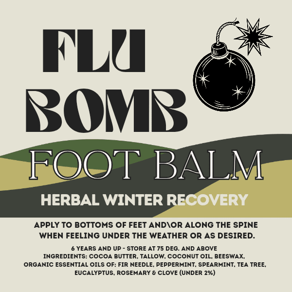 Flu Bomb - Foot Balm • Herbal Winter Recovery - TWELVE28CO