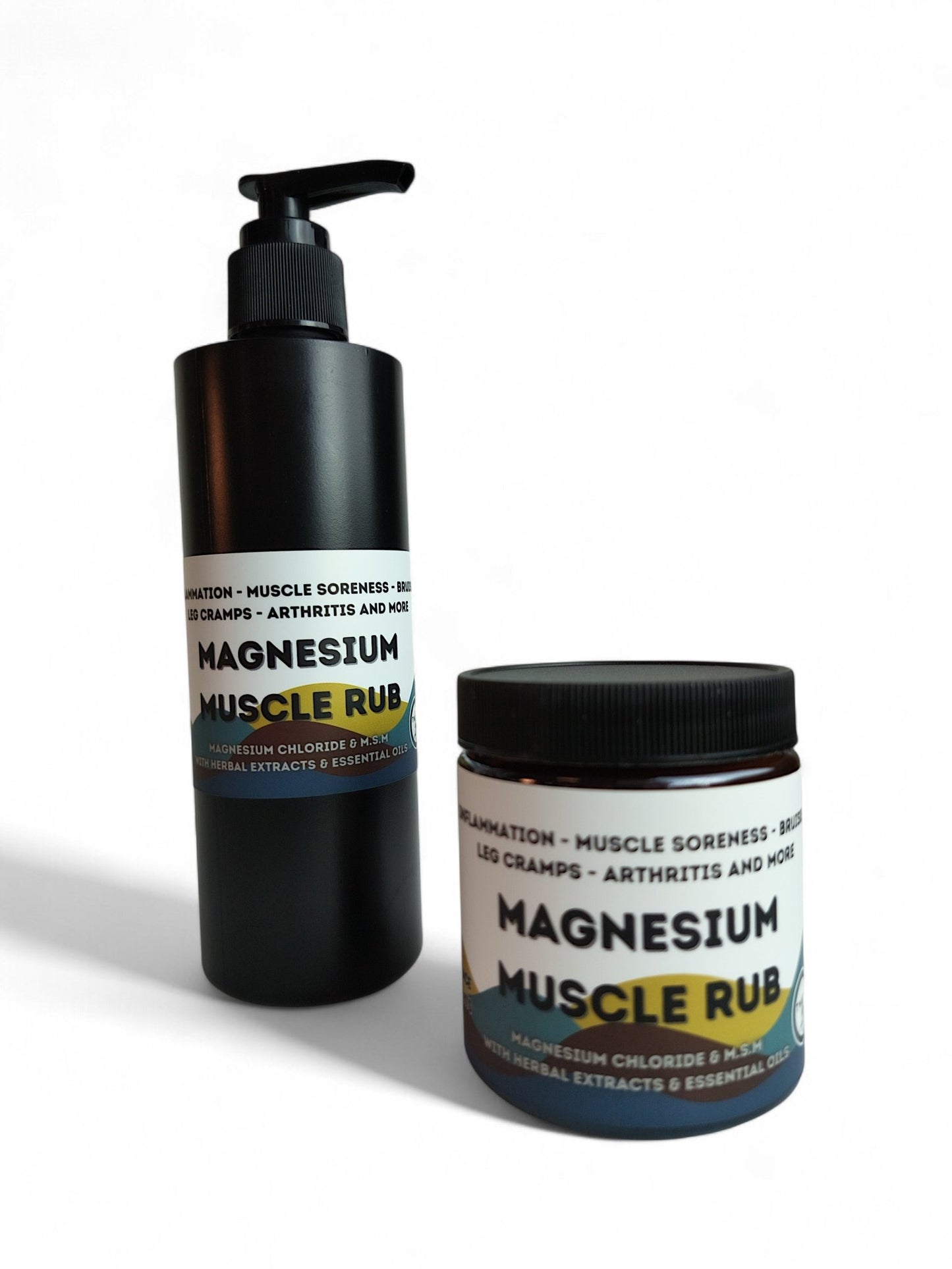 Magnesium MUSCLE RUB - Like "Icy Hot™️" or "Bio - freeze™️" but better! Magnesium Chloride Based Cream with Added Oils - TWELVE28CO