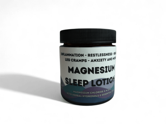 Magnesium SLEEP Lotion - Hydrosols & Herbs + 20 Essential Minerals - TWELVE28CO