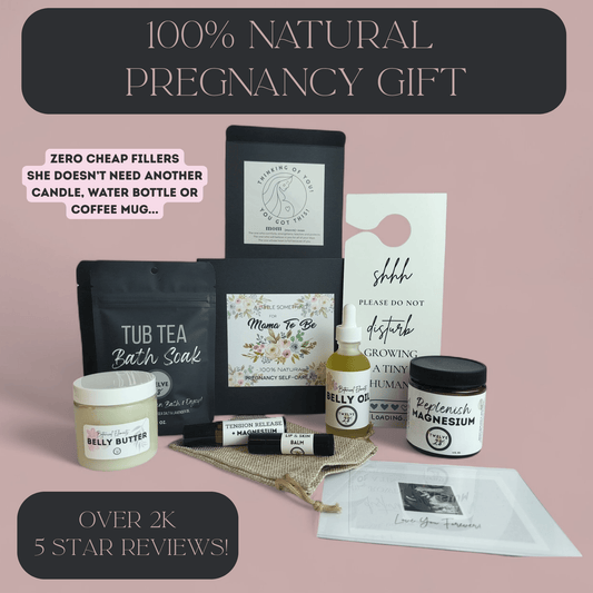 Organic Pregnancy Self Care Gift - Thoughtful & Useful Mama to be Maternity Congratulations - TWELVE28CO