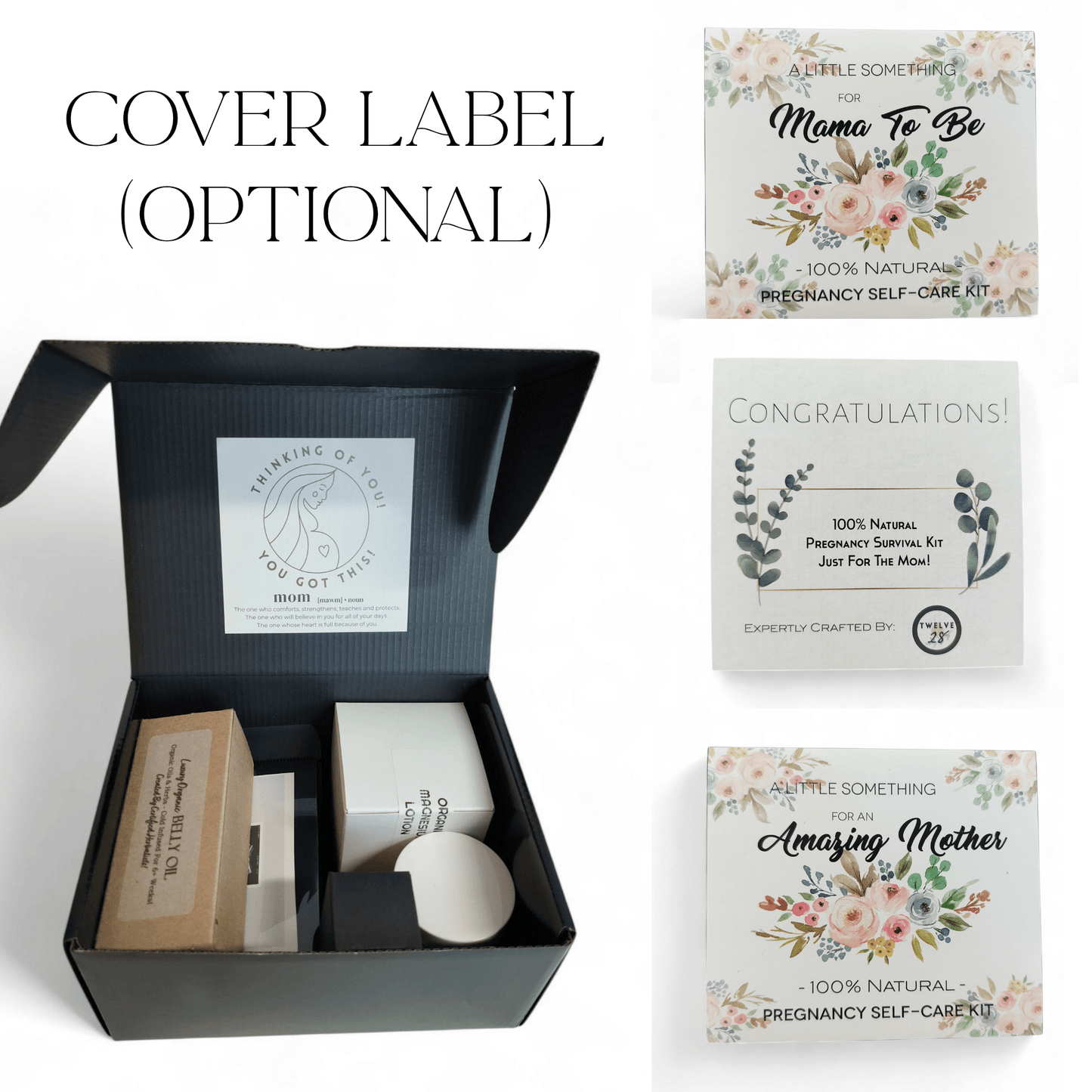 Pregnancy Self Care Gift - Thoughtful & Natural ✨ Comfort Essentials for Mom to Be - TWELVE28CO