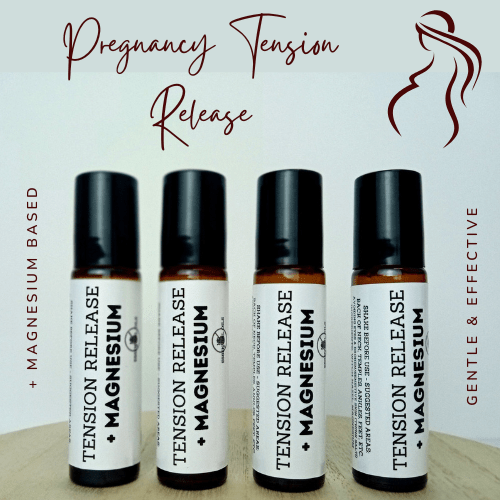 PREGNANCY TENSION RELEASE MAGNESIUM ROLLER - NAUSEA, HEADACHE & MORE! NO ESSENTIAL OILS - TWELVE28CO
