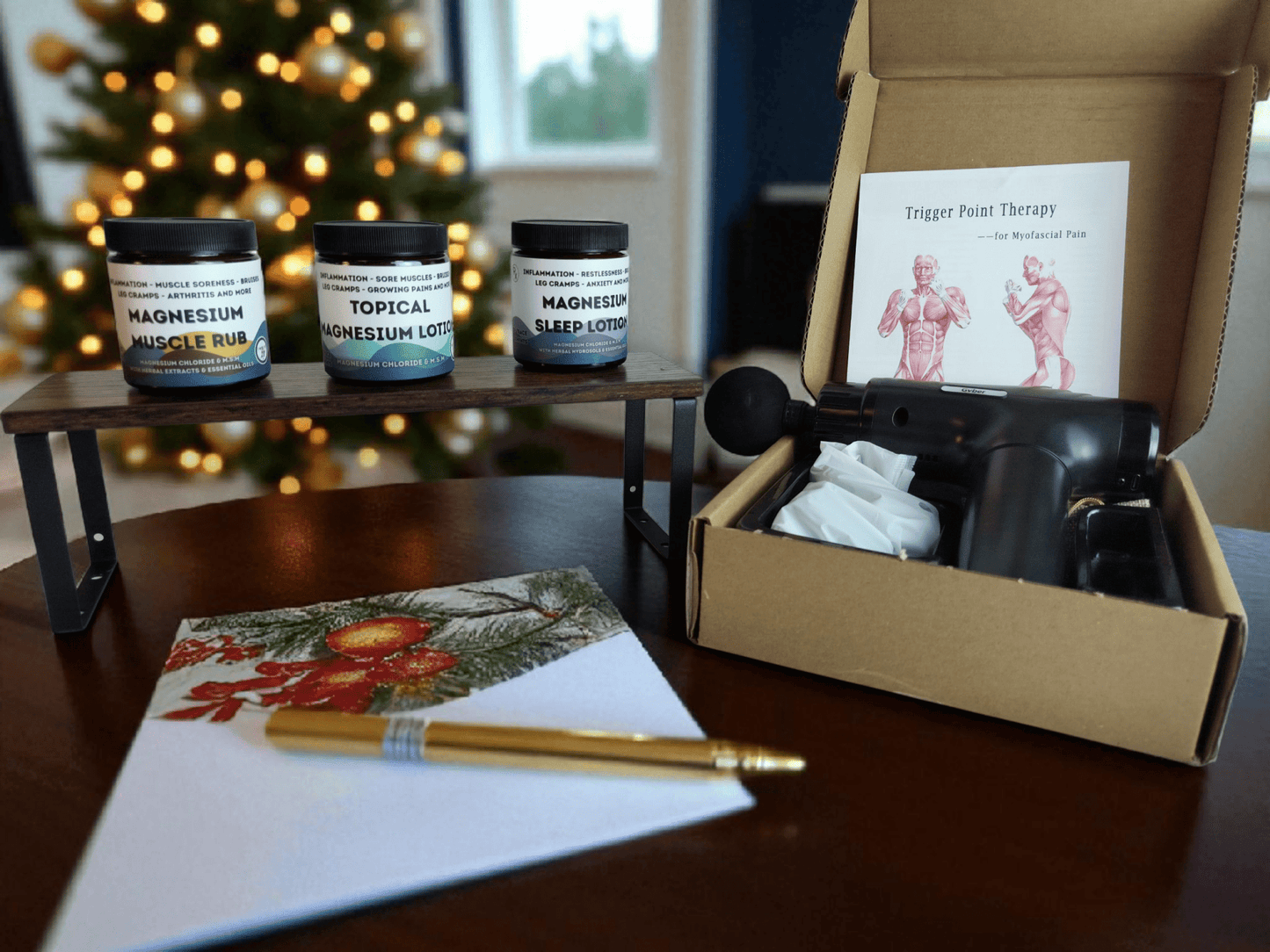 Professional Gift Set - Magnesium Cream + Massage Gun - TWELVE28CO