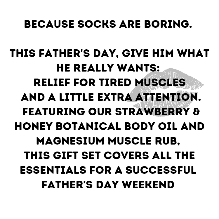 Father's Day Gift Set 🔹 Muscle Rub & Happy Endings 🔹 PG-13 Funny ( but entirely useful!) Father's Day or Birthday Gift