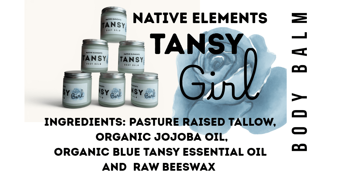 Tansy Girl – Limited Mother’s Day Edition (4 oz) Tallow & Jojoba Oil Body Balm - TWELVE28CO