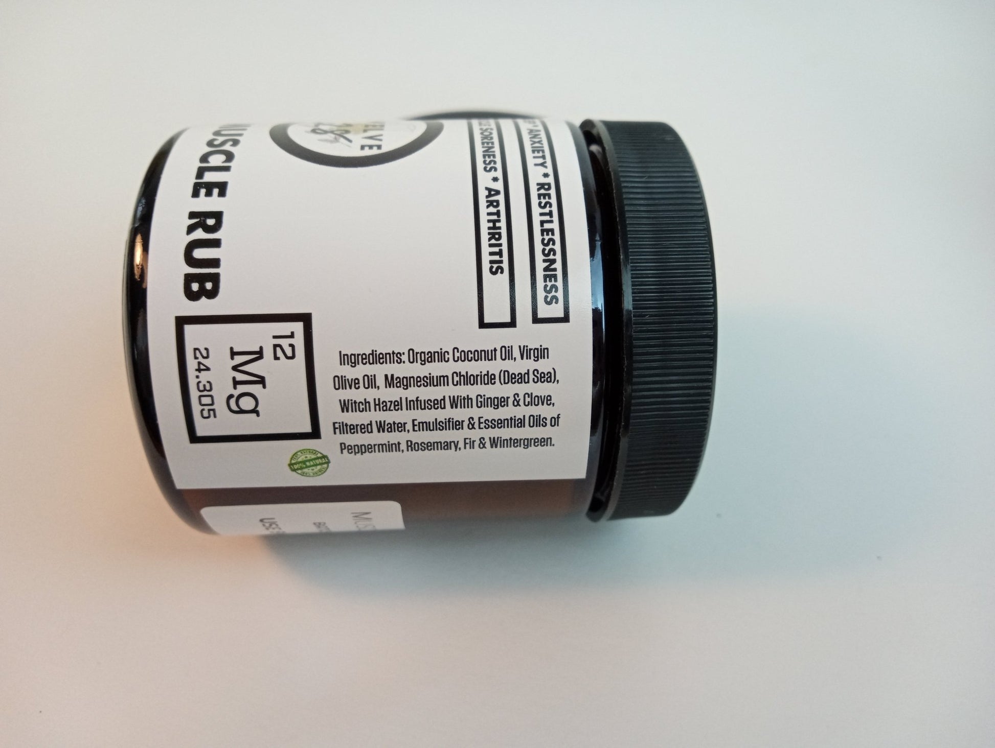 TOPICAL MAGNESIUM GIFT SET - Muscle Rub, Tension Release Roller & Balm TWELVE28CO - TWELVE28CO